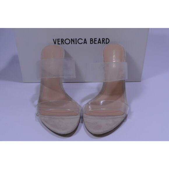 NIB Veronica Beard Women's Asha Sandal Sandals Mules Pumps Ecru NWT 295 Sz 7.5 - Picture 8 of 13